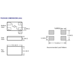 Oscilent晶振,266-12.0M-20-S-TR晶振,無源四腳晶振
