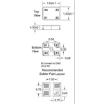 FOX晶振,FX1612B晶振,四腳貼片晶振